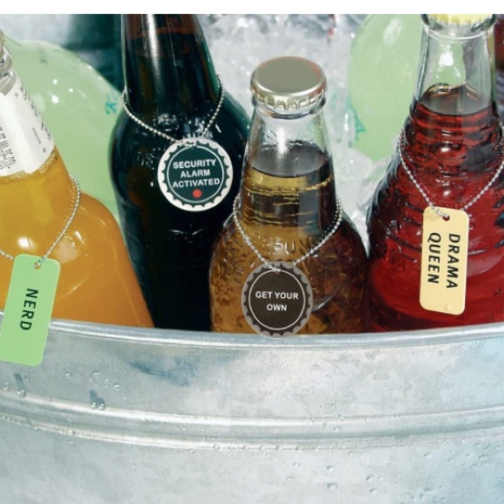 Bottle tags claim your drink